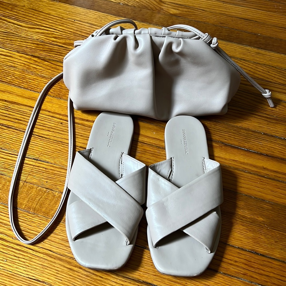 Banana Republic Purse&Flats SET